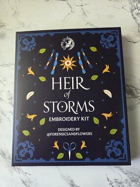 Fairyloot Embroidery Kit Inspired by Heir of Storms March 2026